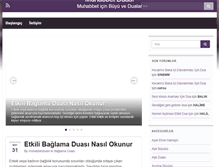 Tablet Screenshot of muhabbetduasi.net